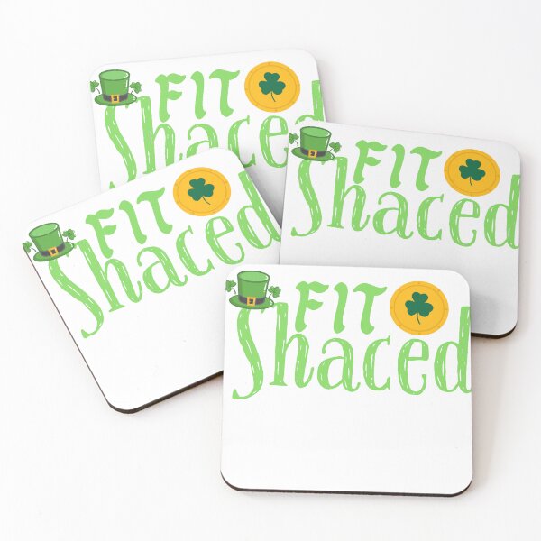 Item preview, Fit Shaced Funny Irish Drinking ST PATRICKS DAY Shamrock designed and sold by DesignDreamery.
