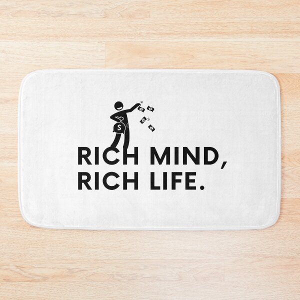 Item preview, Rich mind, rich life. designed and sold by Bananobanini.