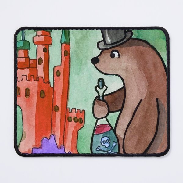 Item preview, Potion Master Bear Goes to Castle - Watercolour designed and sold by Katie Atkin.