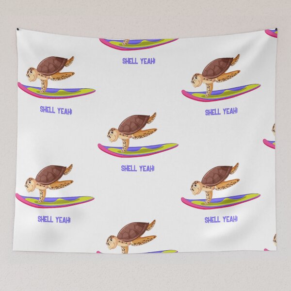 Item preview, Shell Yeah Surfing designed and sold by ZamuDesign.