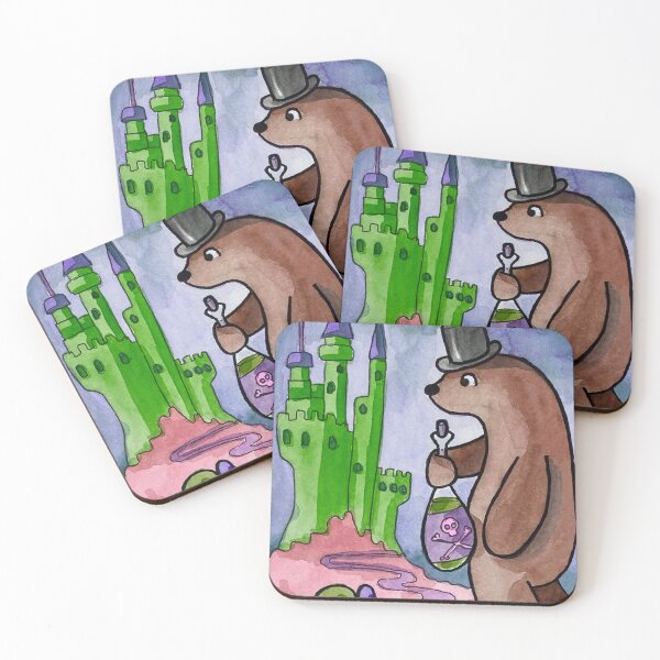 Item preview, Potion Master Bear Goes to Castle - Watercolour designed and sold by Katie Atkin.