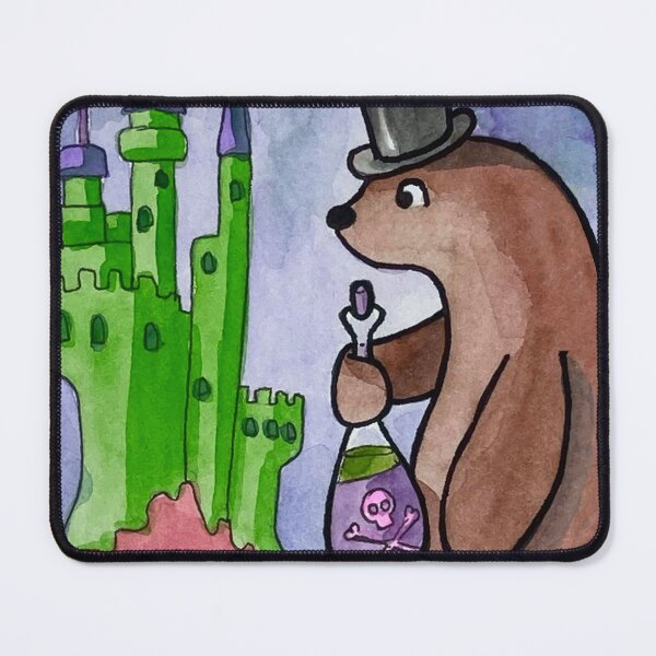 Item preview, Potion Master Bear Goes to Castle - Watercolour designed and sold by Katie Atkin.