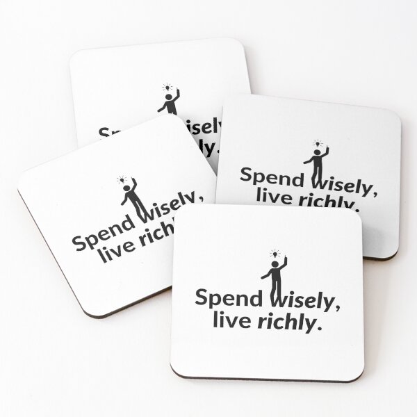 Item preview, Spend wisely, live richly. designed and sold by Bananobanini.