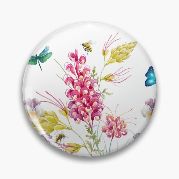 Item preview, Flowers and dragonfly designed and sold by LivingFullofFun.