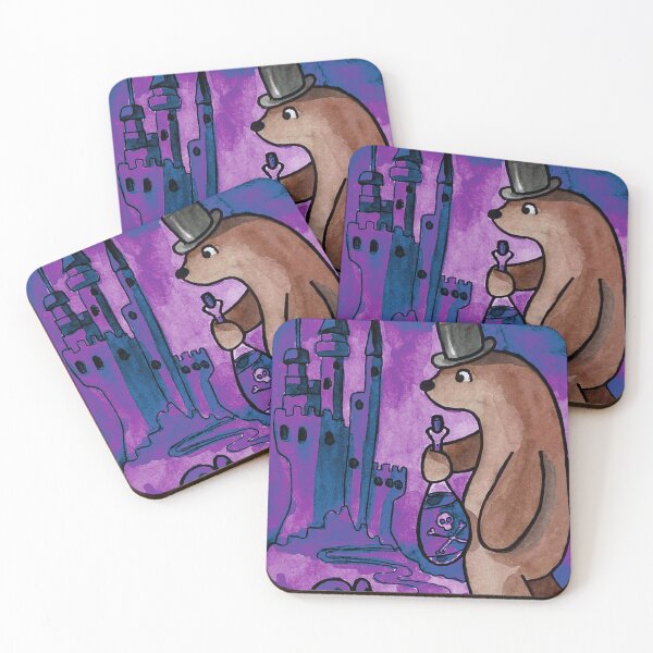 Item preview, Potion Master Bear Goes to Castle - Watercolour designed and sold by Katie Atkin.