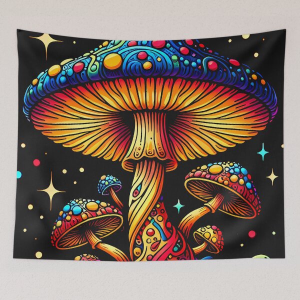 Item preview, magic mushrooms designed and sold by GratefulHippies.
