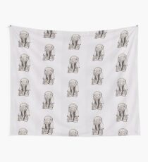 Baby Elephant Wall Tapestry