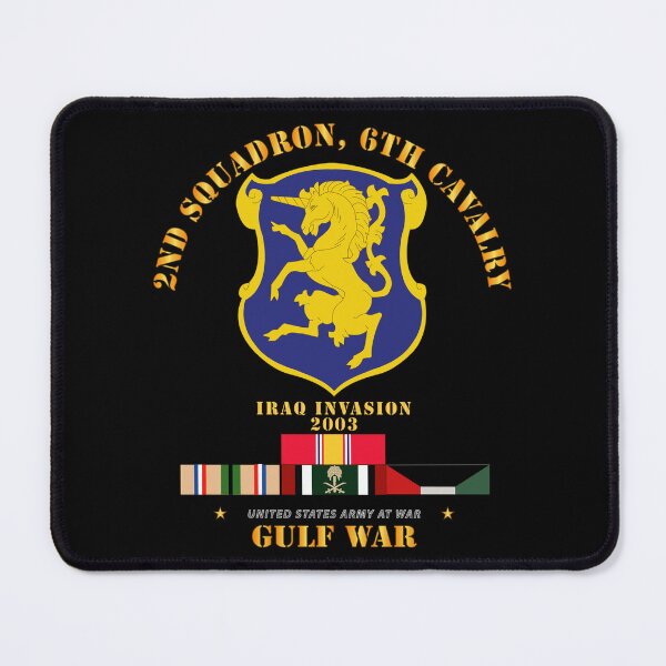 Item preview, Army - 2nd Sqdrn - 6th Cav Gulf War w SVC designed and sold by Military Insignia Products.
