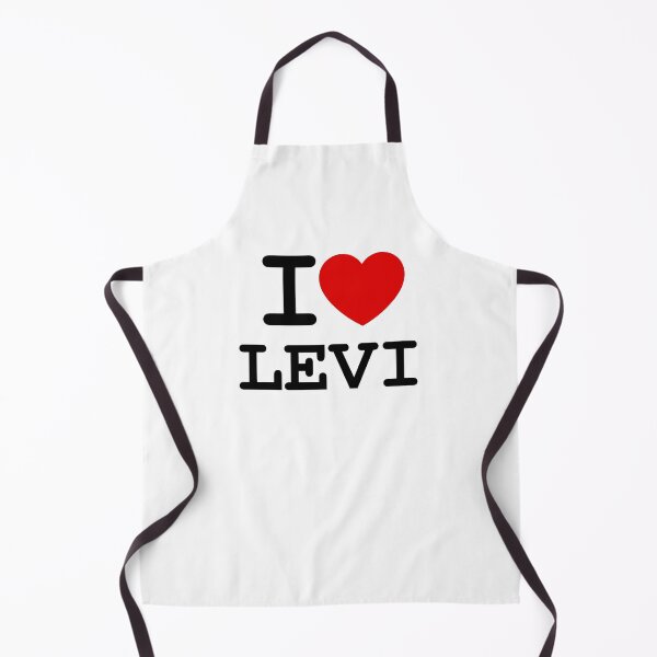 Aperçu de l'œuvre LEVI / I ♥ Levi / Cadeau personnalisé pour lui créée et vendue par hottest-tees.