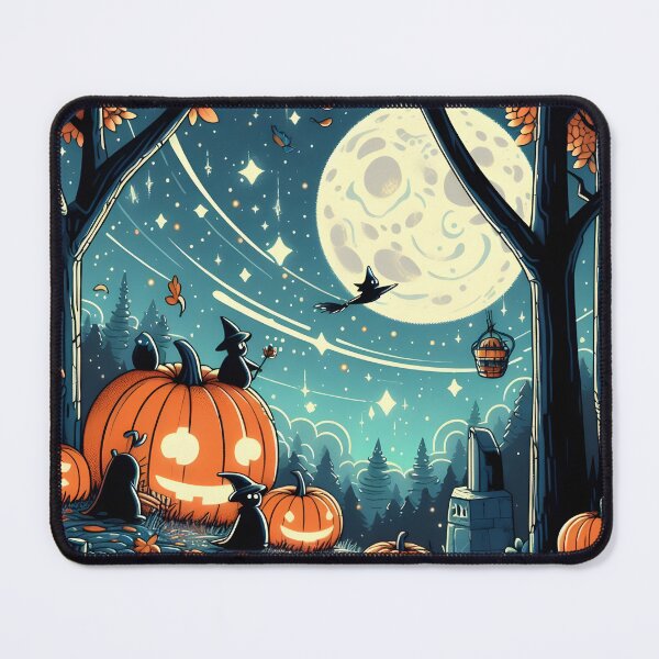 Item preview, Halloween Autumn Moon designed and sold by omerfdln34.