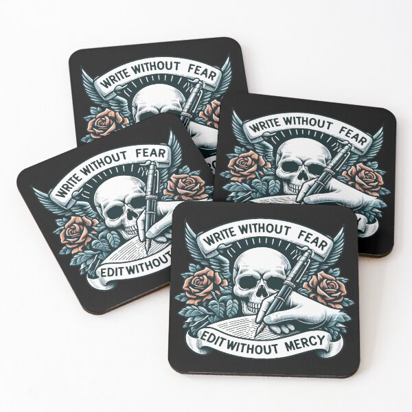 Item preview, Write without fear, edit without mercy designed and sold by Retr0Tshirts.
