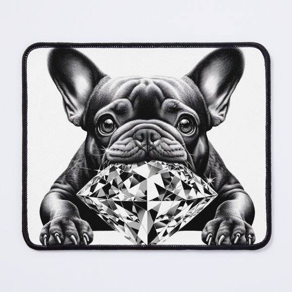 Item preview, Diamond Frenchie designed and sold by EBCart.