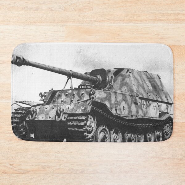 Item preview, WW2 - Panzerjäger Tiger (P) 8.8 cm PaK 43/2 L/71 ‘Ferdinand/Elefant’ - Black and White Photographic Print designed and sold by TheHappyK.