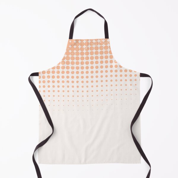 Item preview, Pantone Peach Fuzz Halftone Polka Dots Pattern designed and sold by humnoo.