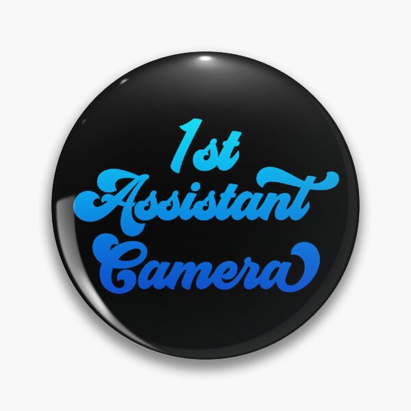 Item preview, Groovy 1st Assistant Camera - Ocean Blue Gradient designed and sold by NermilioDesigns.