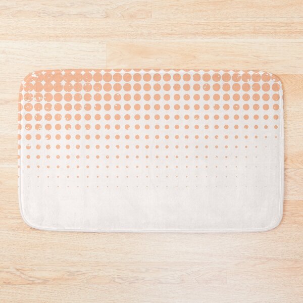Item preview, Pantone Peach Fuzz Halftone Polka Dots Pattern designed and sold by humnoo.