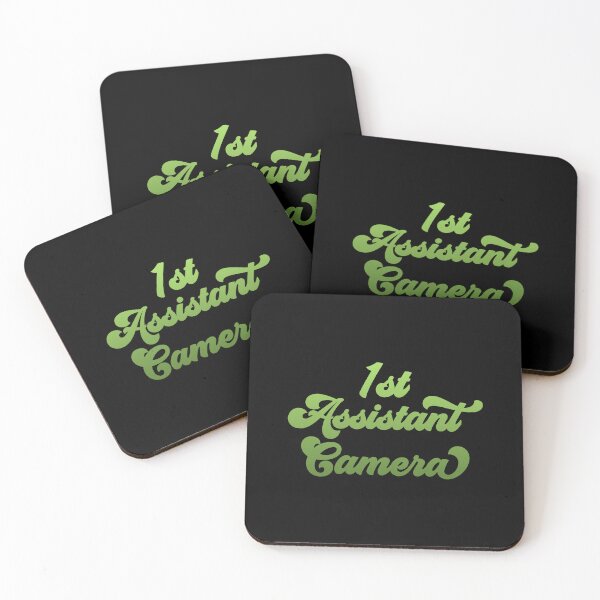 Item preview, Groovy 1st Assistant Camera - Lime Green Gradient designed and sold by NermilioDesigns.
