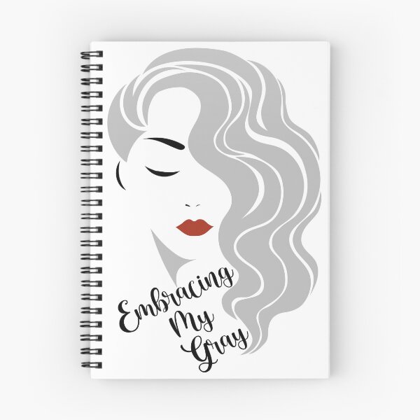 Item preview, Embracing My Gray - Gray Hair  designed and sold by SilverLocksShop.