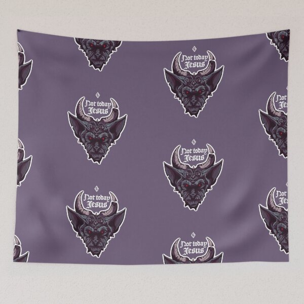 Item preview, Not today Jesus  designed and sold by GoblinGoblin.