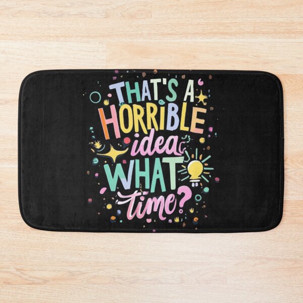 Item preview, that's a horrible idea what time ? Galactic Graffiti Design designed and sold by Pawel Oska.