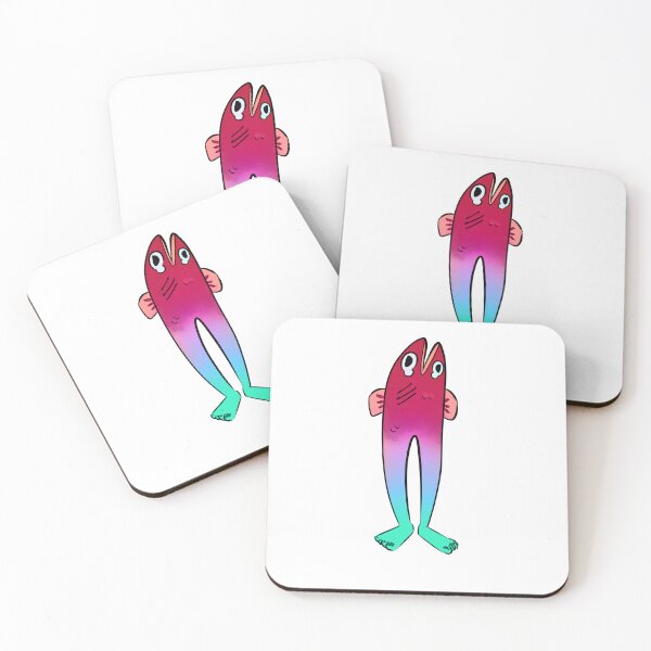 Item preview, Fish-person Sticker designed and sold by Logan Gillette.