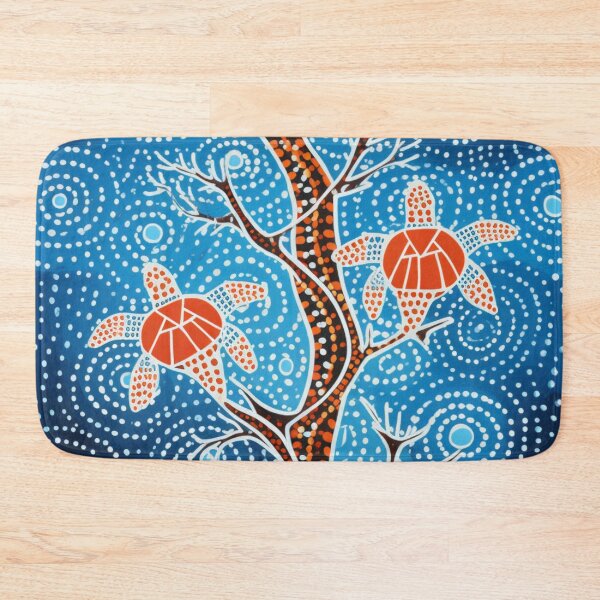 Item preview, Aboriginal Inspired Dot Art - Turtles Tree designed and sold by GrinGalore.