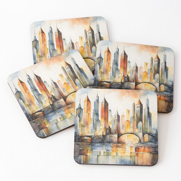 Item preview, City Symphony in Contrasts designed and sold by ArtsyWishesShop.