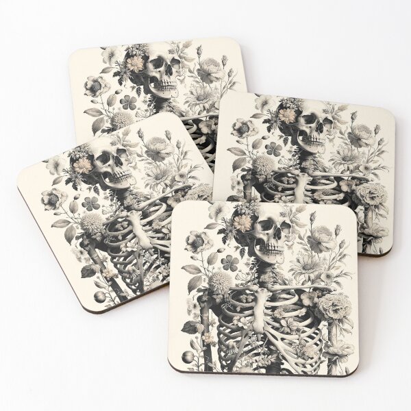 Item preview, Floral Skeletons: Botanical Elegance Meets Anatomical Intrigue in 18th-Century Illustration designed and sold by thejamestaylor.