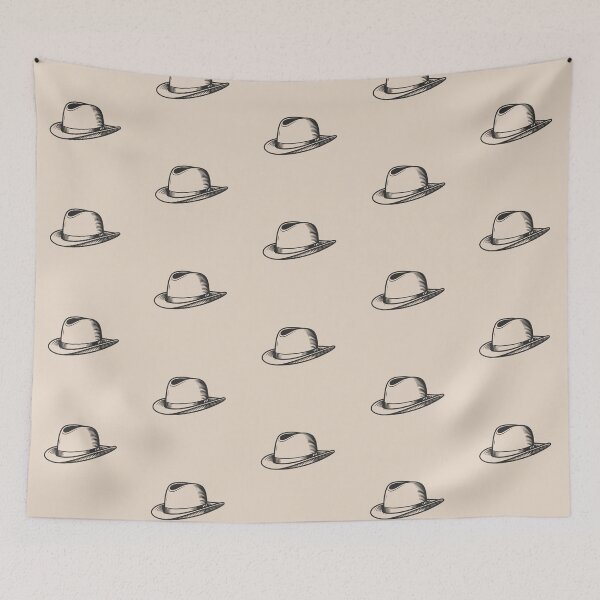 Item preview, Line art of a Bowler hat designed and sold by design-you-love.