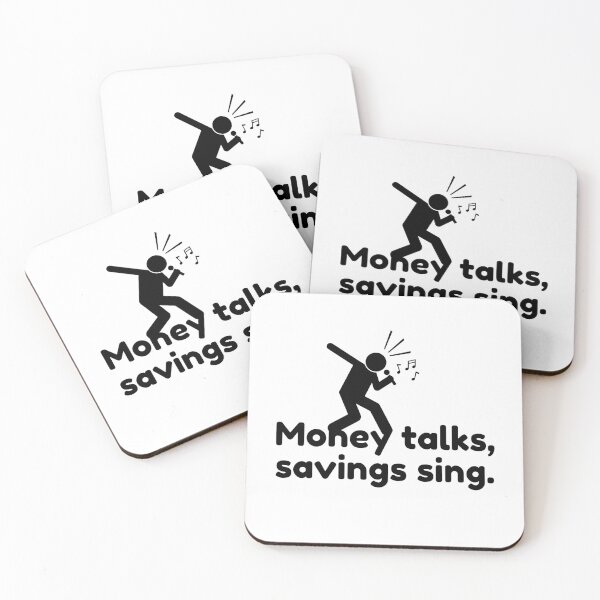 Item preview, Money talks, savings sing. designed and sold by Bananobanini.