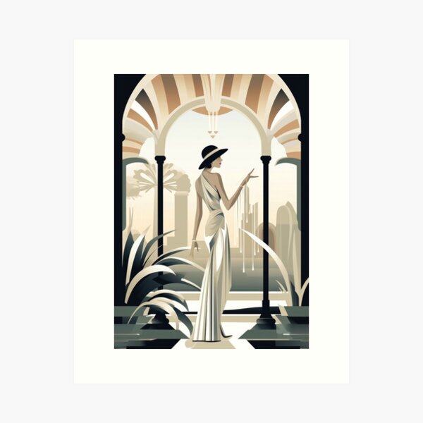 Item preview, Art Deco Woman 110 designed and sold by Made-by-Gus.