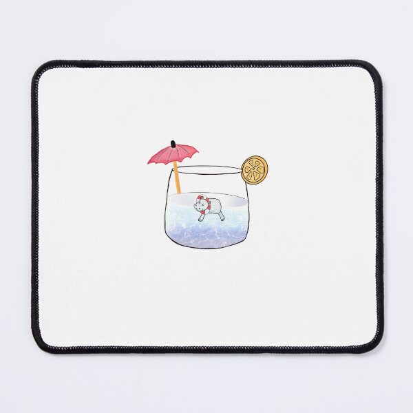 Item preview, A hippopotamus swimming in a glass designed and sold by Ysmn66.
