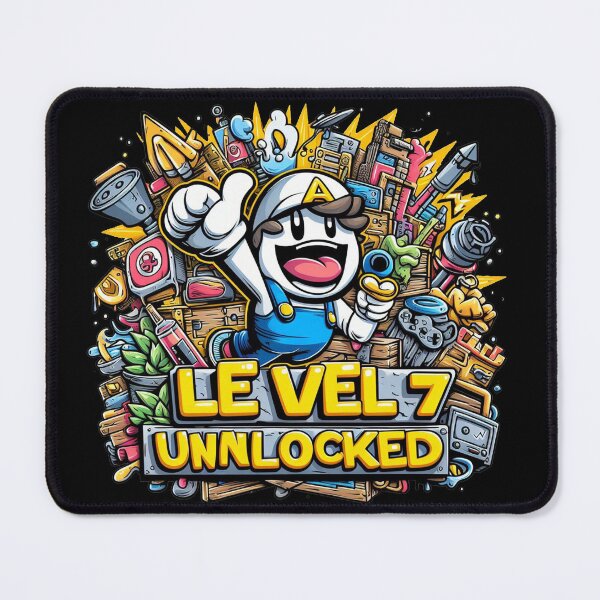 Item preview, Level 7 Unlocked Tshirt 7Th Video Gamer Birthday Boy Gifts: Master of the Game designed and sold by Djicooo.