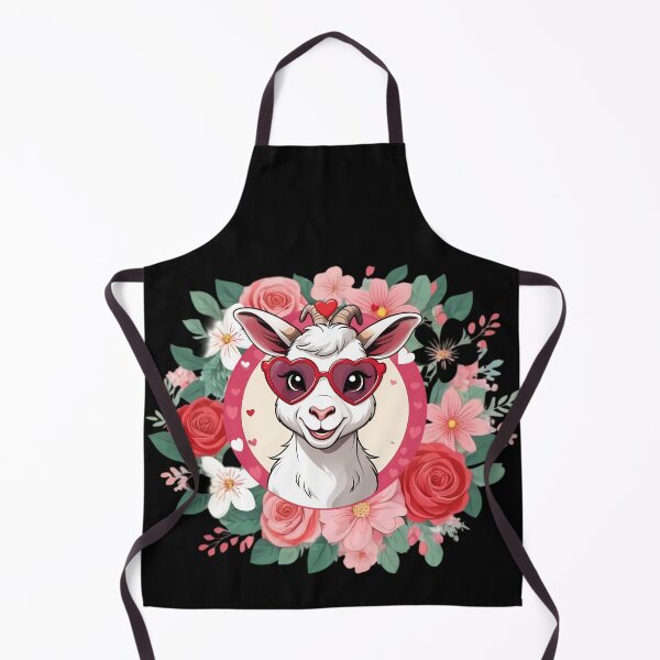 Item preview, Floral Goat Harmony designed and sold by LaldyAnimals.