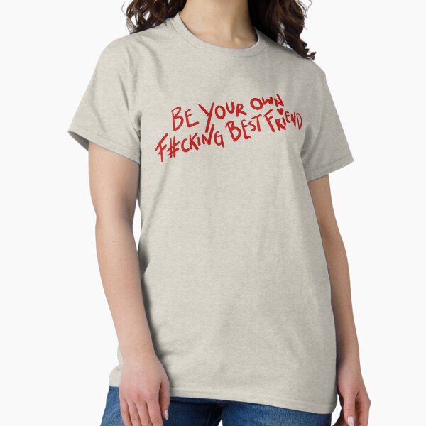 Vista previa del artículo con la obra «se tu propio mejor amigo», diseñado y vendido por Shopthestan.