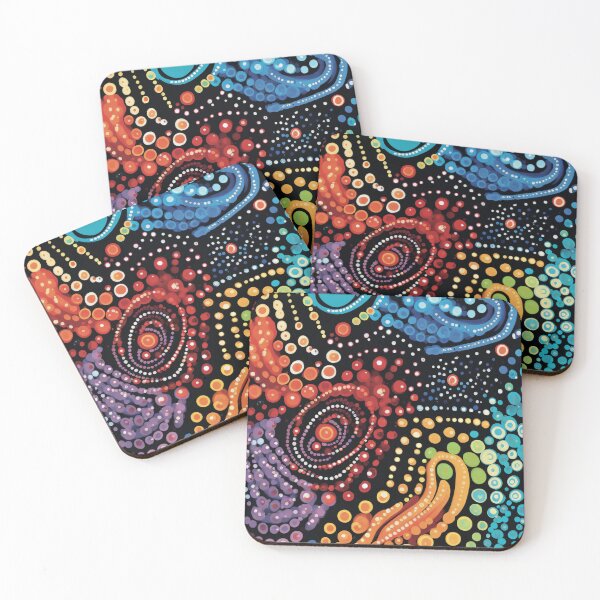 Item preview, Aboriginal dotted Art 03 designed and sold by Made-by-Gus.