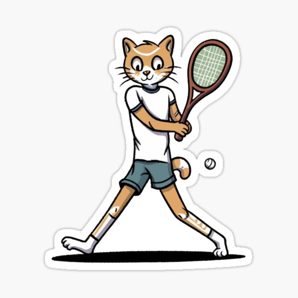 Tennis Clipart CatÃ¡logo Tenis Cat Athlete Playing Tennis