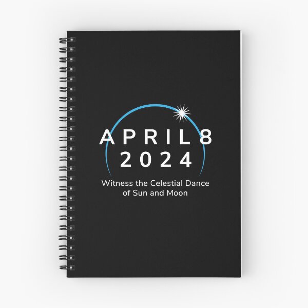 Item preview, Celestial Dance: April 8, 2024 Solar Eclipse Commemoration designed and sold by Maria Garcia.