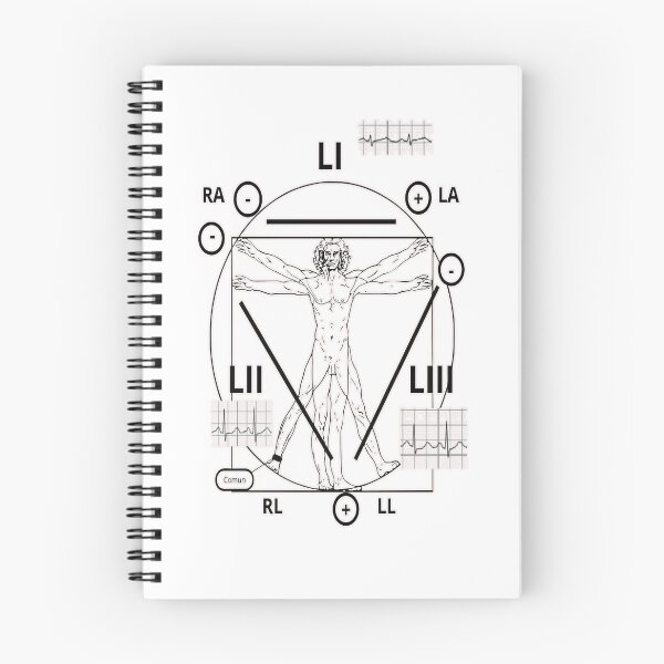 Item preview, Cardiac symmetry: Vitruvian inspiration in the electrocardiogram. designed and sold by tanonisdesigs.