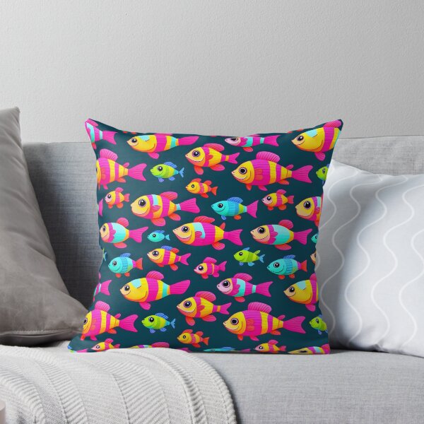 Item preview, Chromatic Fins: A Symphony of Colorful Fish Doodles designed and sold by PixelCatalyst.