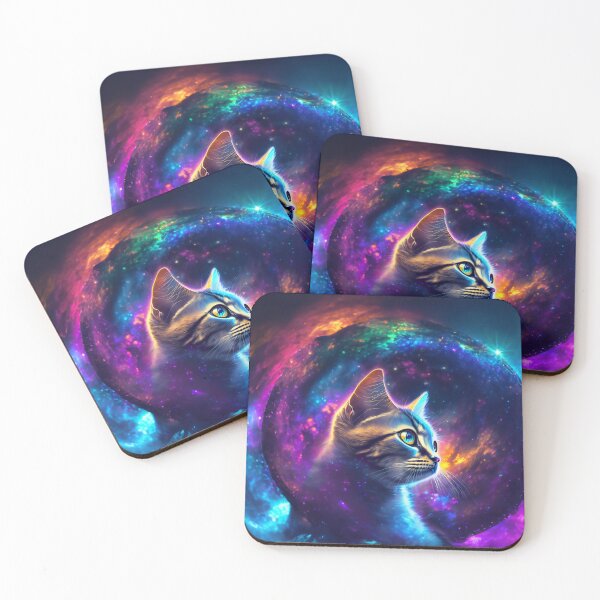 Item preview, Stellar Fluff: Cosmic Kitten Adventure in Space Exploration Digital Art designed and sold by WASABIgreen.