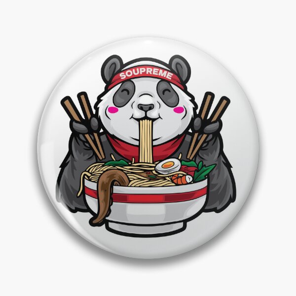 Item preview, Soupreme funny panda eating rammen designed and sold by DazzleDroplets.