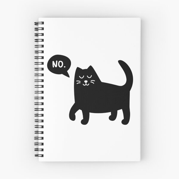 Item preview, Cat says NO designed and sold by DesignGoodStore.