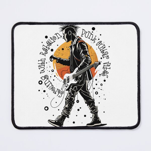 Item preview, Strolling with Rebellion: Punk Guitar Vibes designed and sold by Concept-Hub.