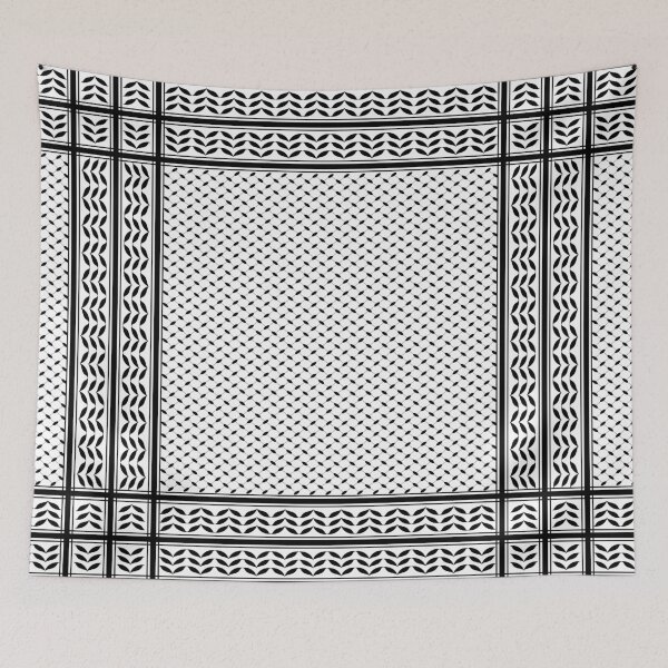 Item preview, Keffiyeh Kufiah kuffiya Palestine Symbol of Resistance designed and sold by BluedarkArt.