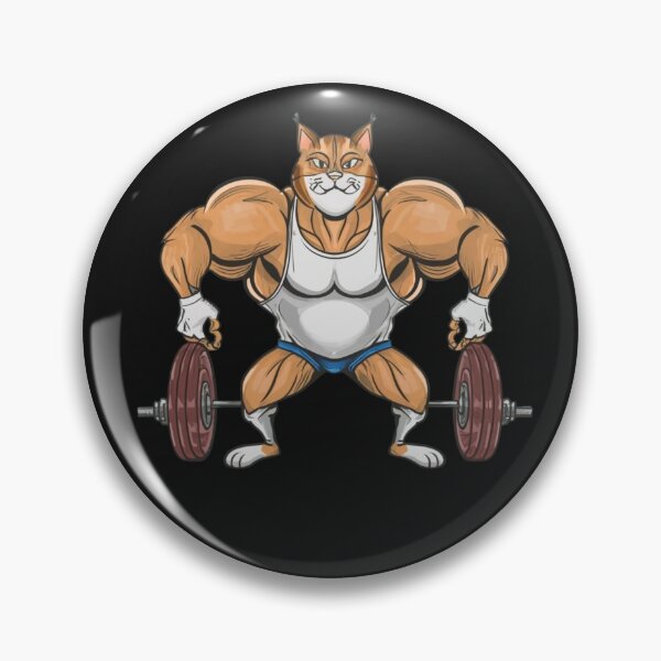 Item preview, cat athlete strongman  designed and sold by WojtiWu.