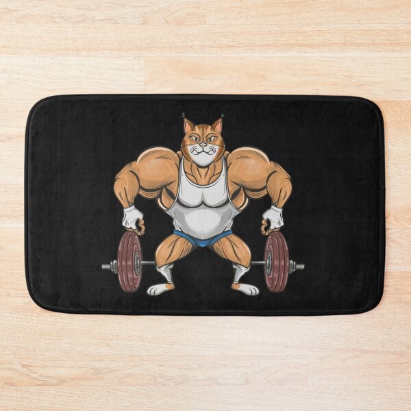 Item preview, cat athlete strongman  designed and sold by WojtiWu.