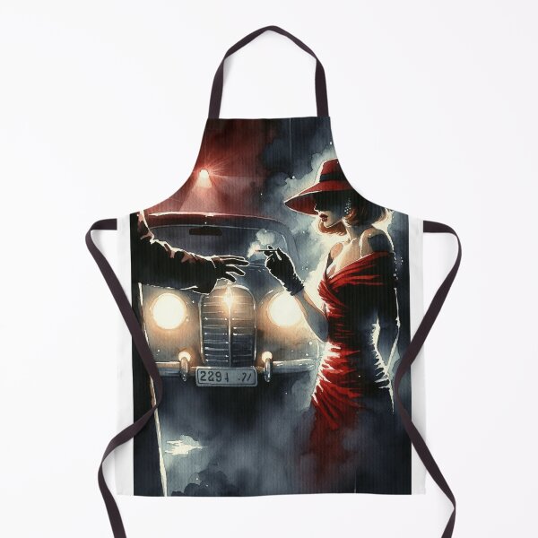 Item preview, Noir Vintage Watercolor Dangerous Woman designed and sold by RESToRAPTOR.