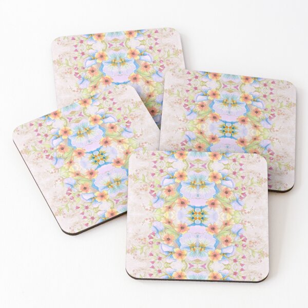 Item preview, abstract pansies designed and sold by LMcK.