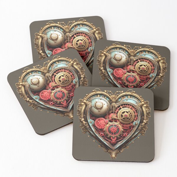 Item preview, Steampunk heart art love designed and sold by fansyartdesign.